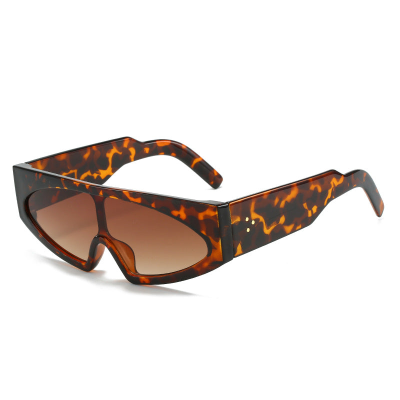 Wholesale One-piece Large Frame Fashion Street Sunglasses