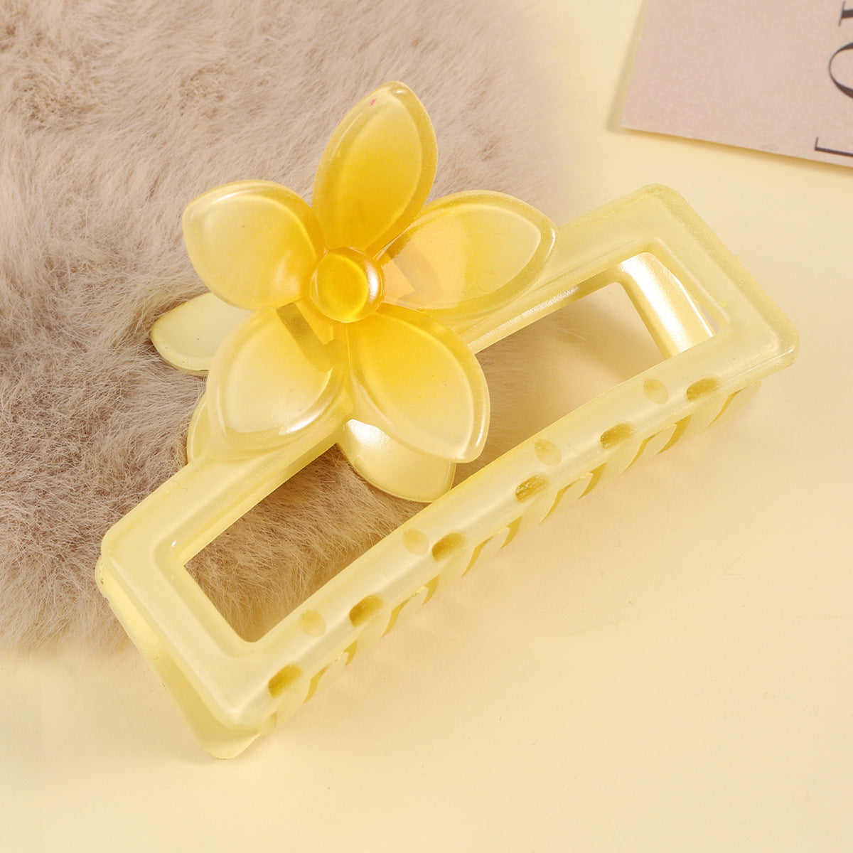 Wholesale Summer New Style Square Frangipani Hair Clip