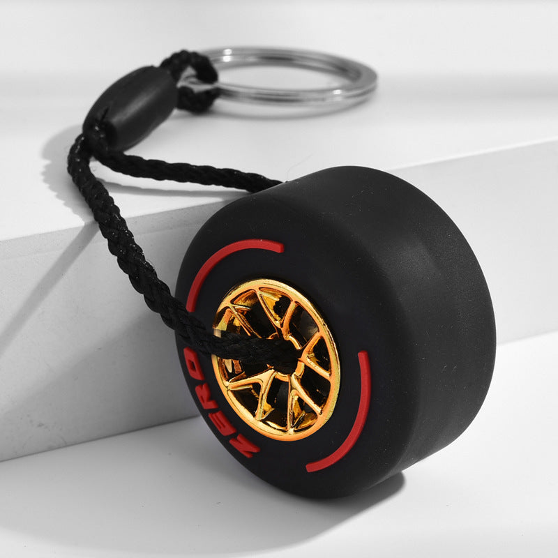 Wholesale Tire Soft Rubber Keychains