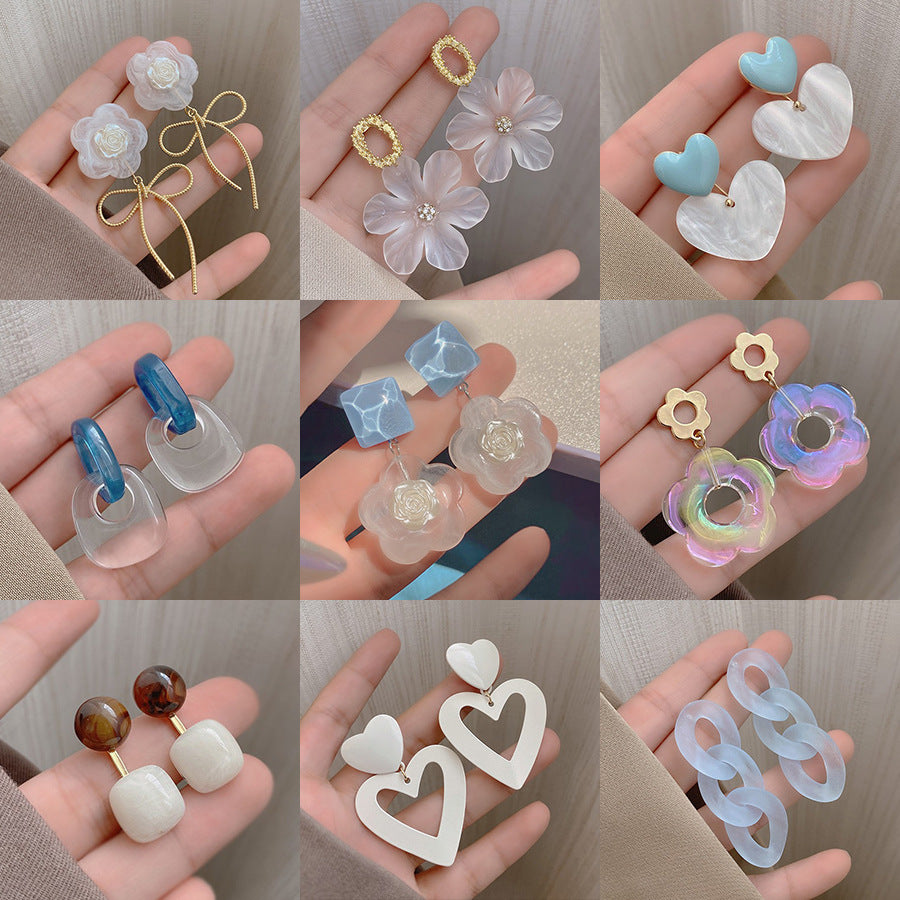 Wholesale Niche Retro Silver Earrings