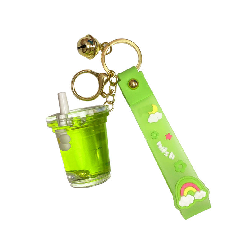 Wholesale Sunflower Floating Bottle Keychains
