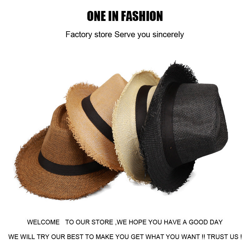 Wholesale Beach Hat, Sun Protection Hat, Outdoor Beach Straw Hat, British Hat