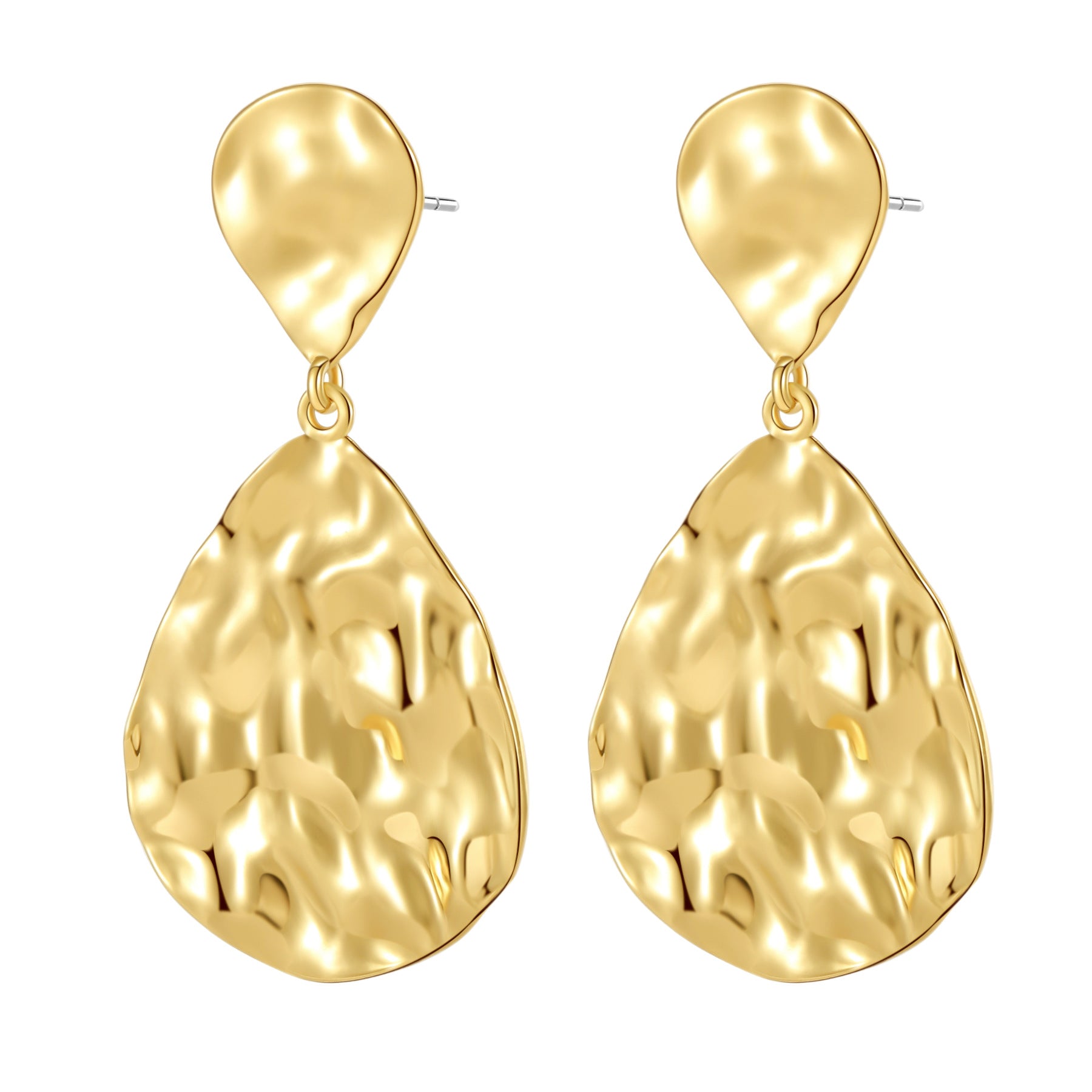 Wholesale Punch to create geometric texture earrings