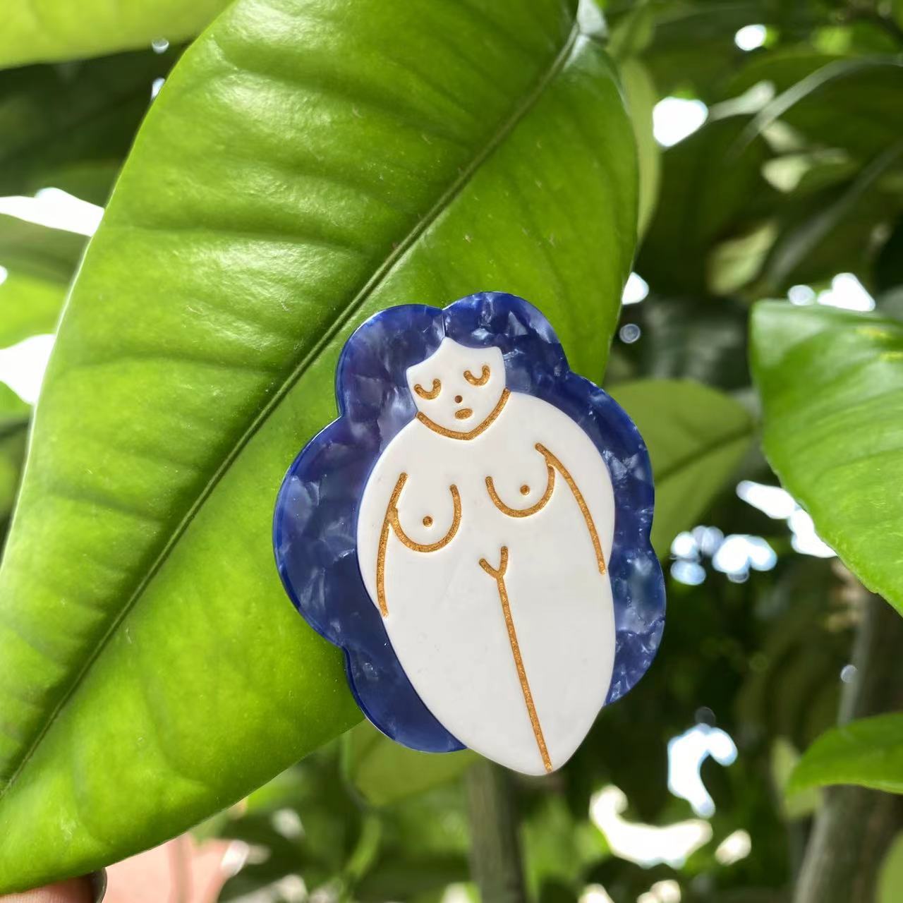 Wholesale Vinegar Sweet and Cute Hair Acetate Clips