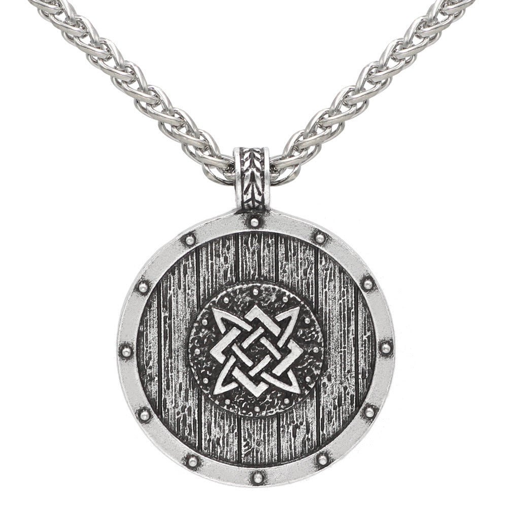 Wholesale Nordic Norse Mythology Viking Slavic Double-sided Men's Necklaces