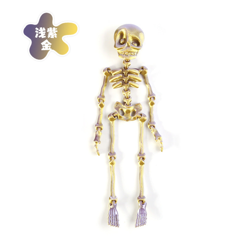 Wholesale  printable skeleton toy with magnetic joints movable