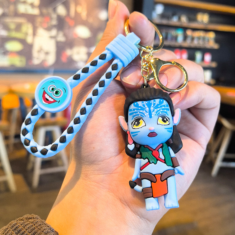 Wholesale Cartoon Blue Doll Keychain OLY Exclusive