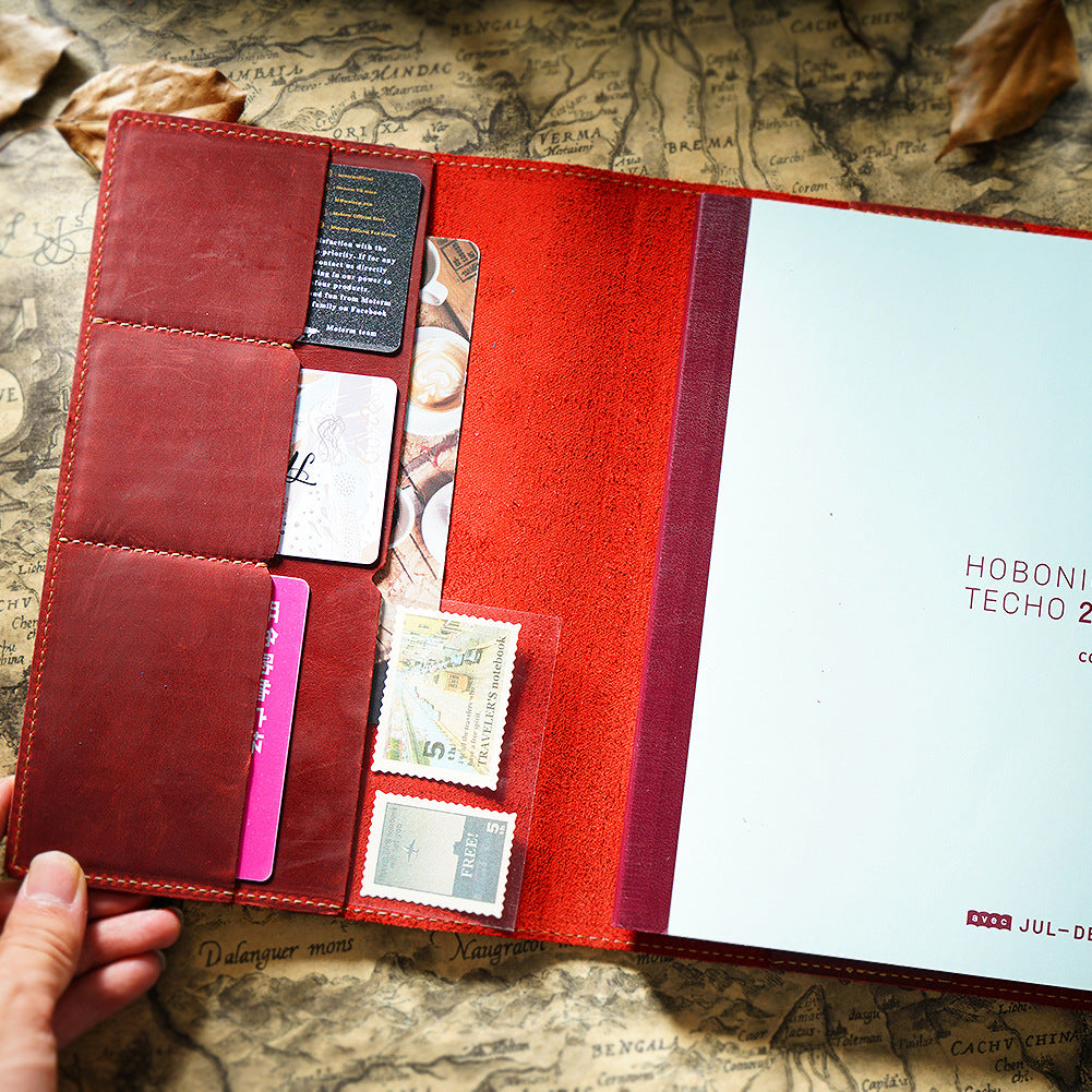 Wholesale Top Layer Cowhide Bound Page Notebook