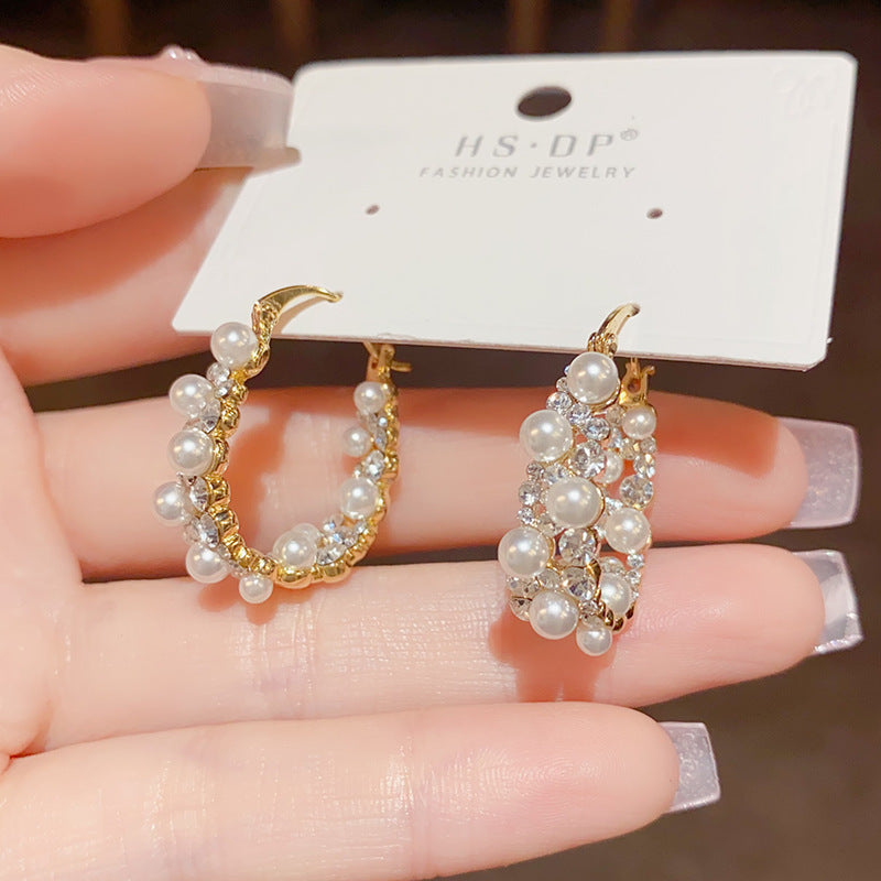 Wholesale Pearl Copper Earrings