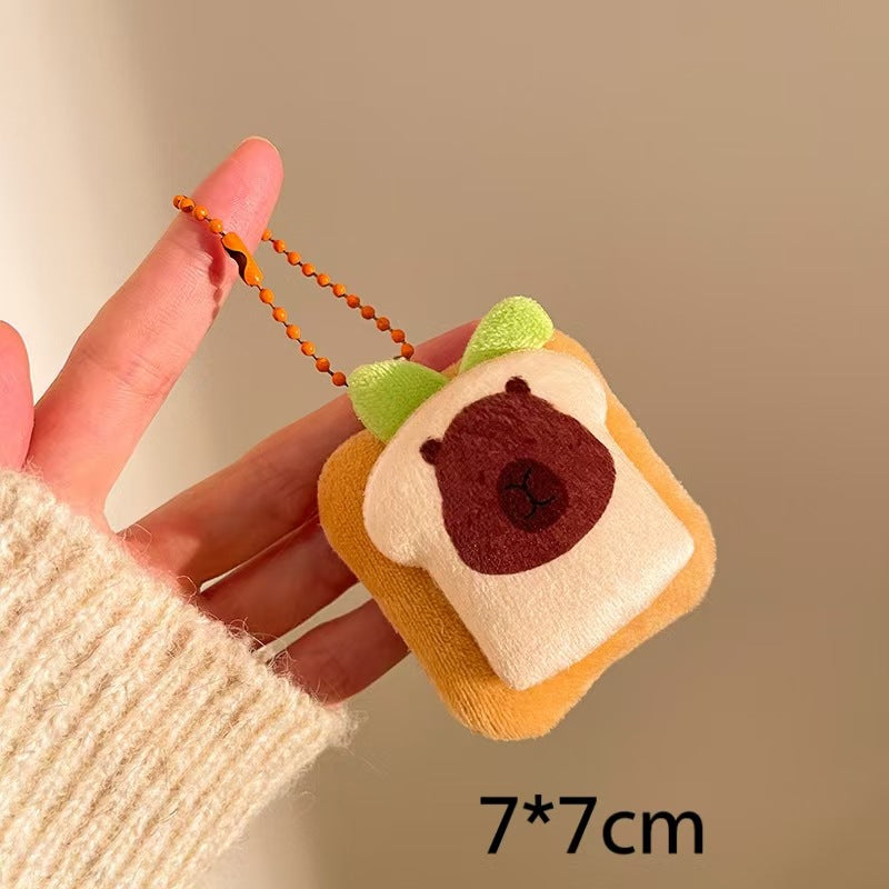 Wholesale Creative Food Plush Doll Pendant Girl Backpack Pendant Keychain Pendant Doll Small Gift Event Stall
