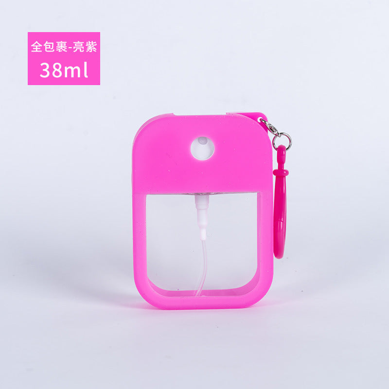 Wholesale DIY Silicone Set Spray Bottle 38ml Alcohol Perfume Hand Sanitizer Spray Bottle Travel Bottling Set Can Be Wraped Can Be DIY