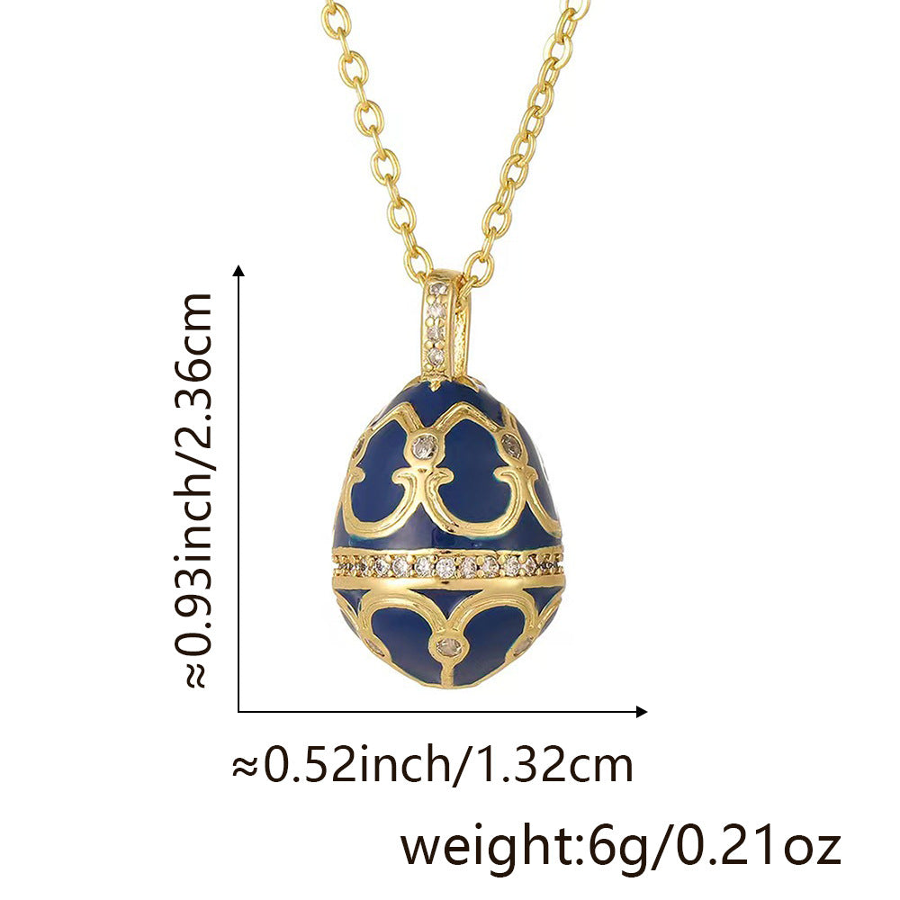 Wholesale  Easter Pendant Opable Necklace