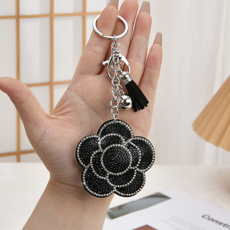 Wholesale Plum Blossom Rhinestone Keychain