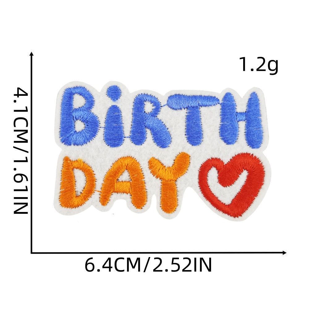 Wholesale birthday party DIY Patches