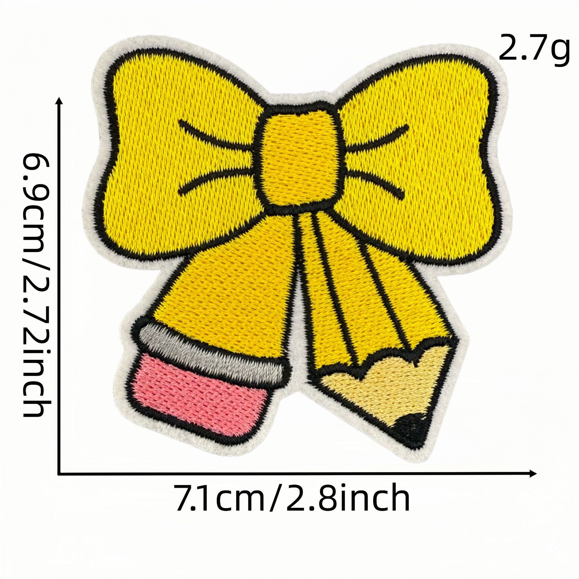 Wholesale Decorative Cartoon School Embroidery Patch Iron On Sewing Applique For DIY Fashion Accent And Gift