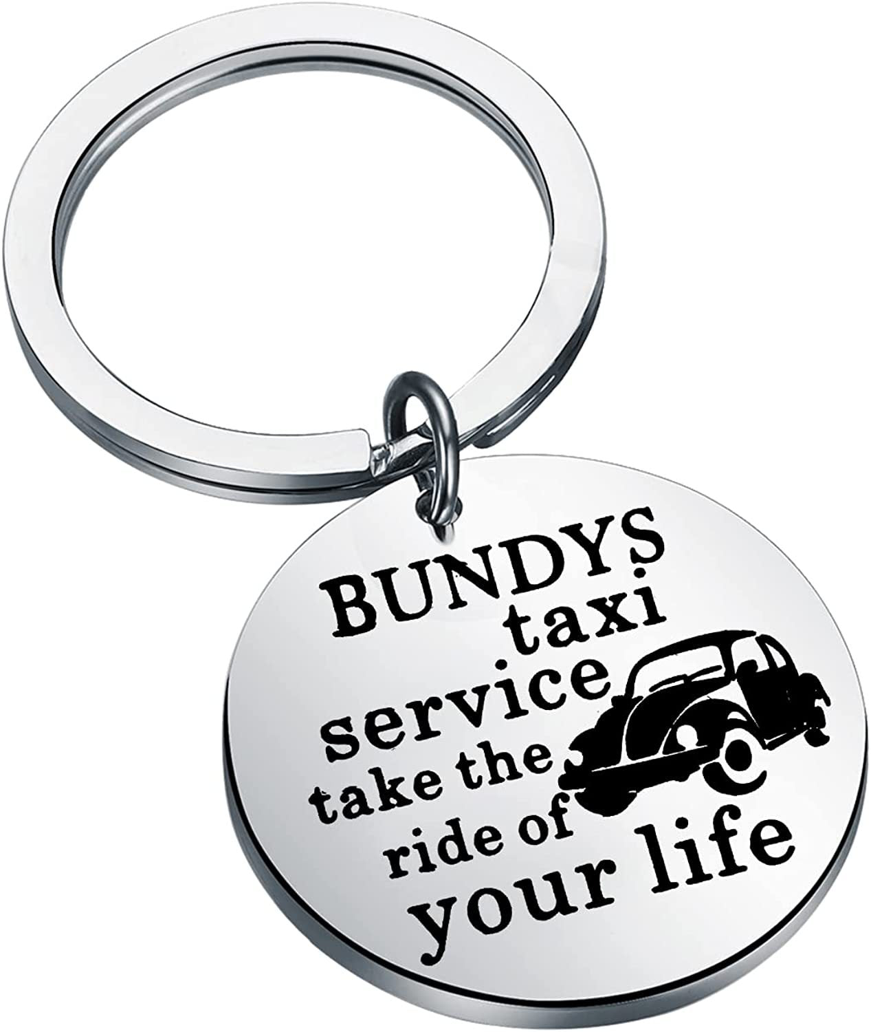Wholesale Taxi Stainless Steel Keychain