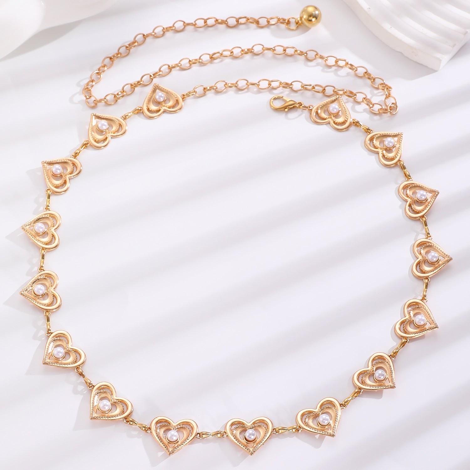 Wholesale Bohemian Ocean Style Metal Waist Chain For Women Starfish Heart Butterfly Charm Ancient Silver Finish Chic Dress Accessory