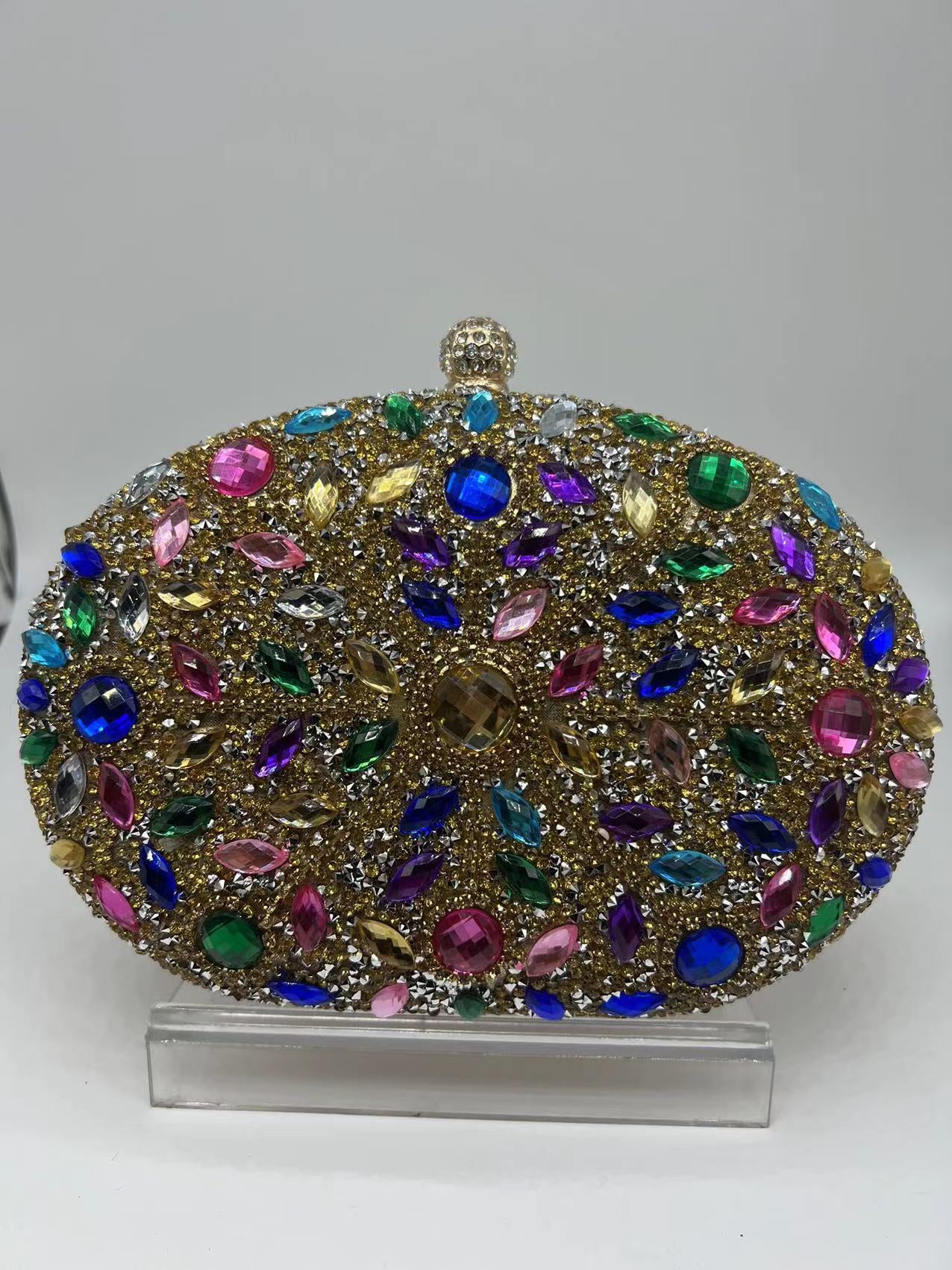 Wholesale Sunflower Diamond Evening Clutch