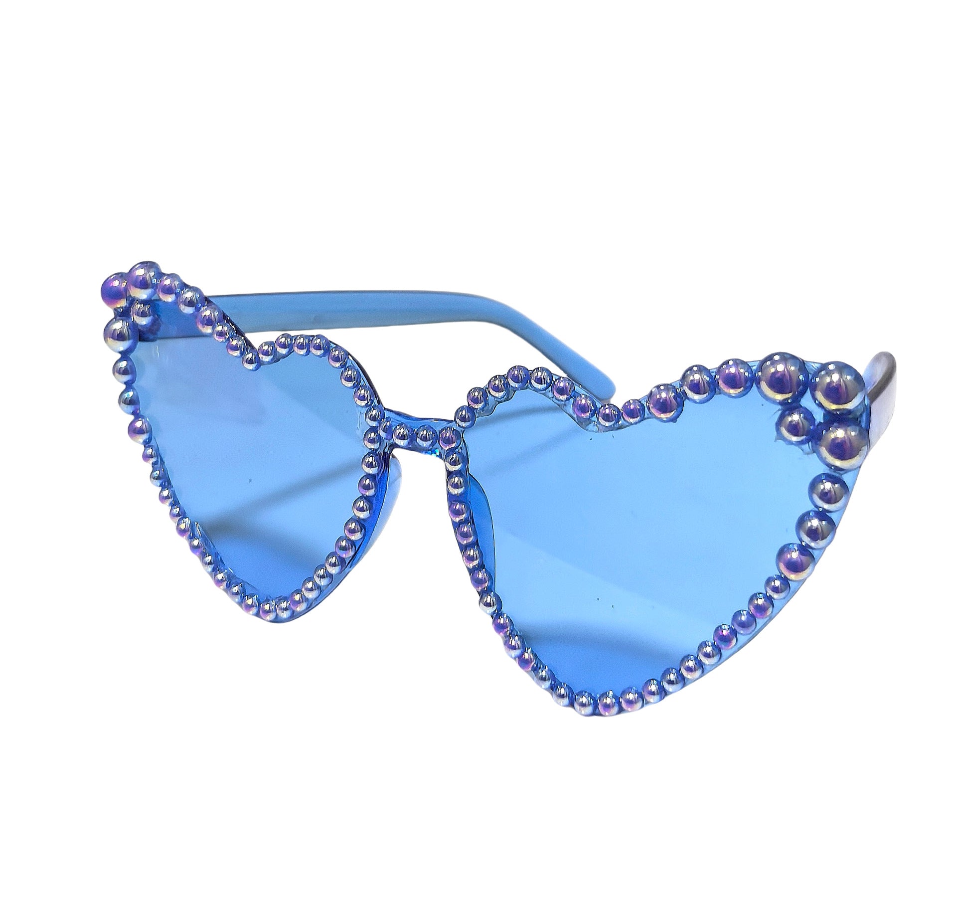 Wholesale  Peach Heart Sunglasses Wedding Heart Cat Eye Sunglasses