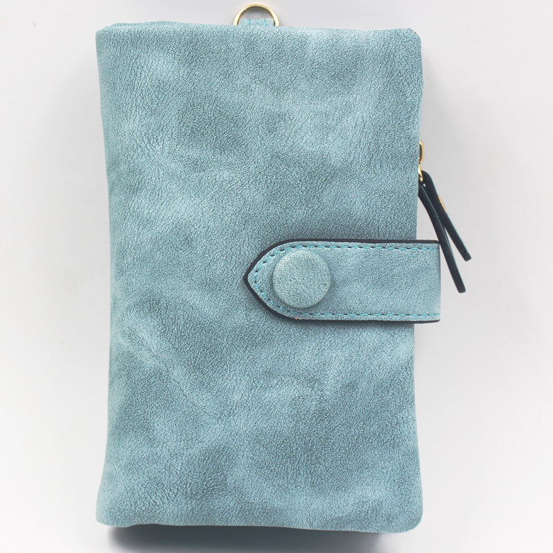 Wholesale PU Short Multi Card Ladies Wallet