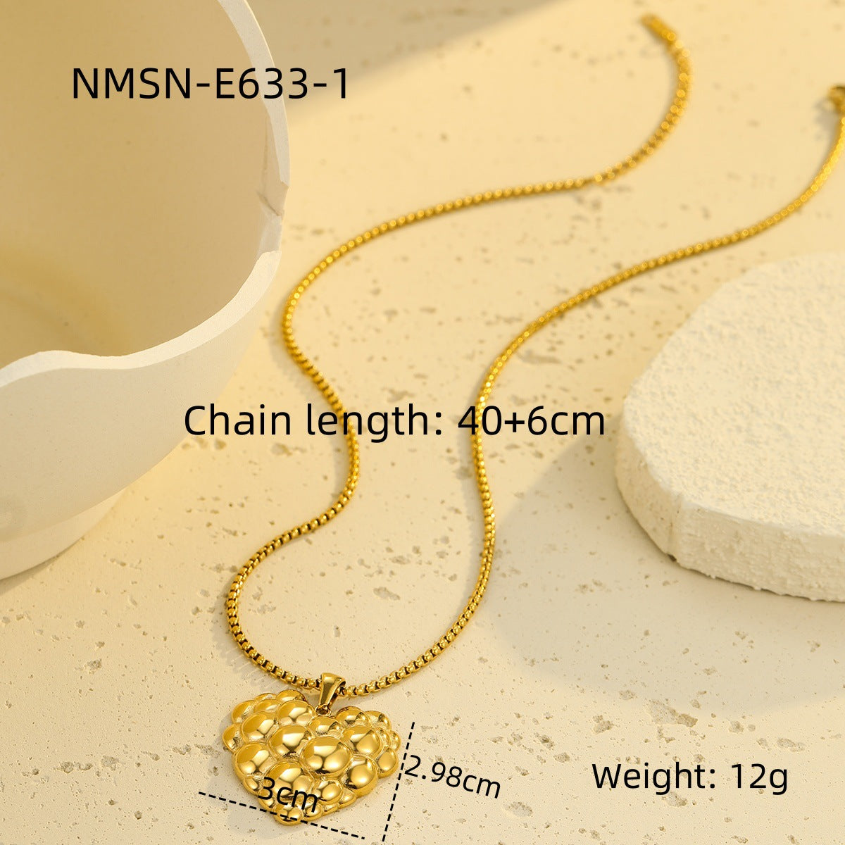 Wholesale Valentine' s Day Bubble Love Stainless Steel Earrings