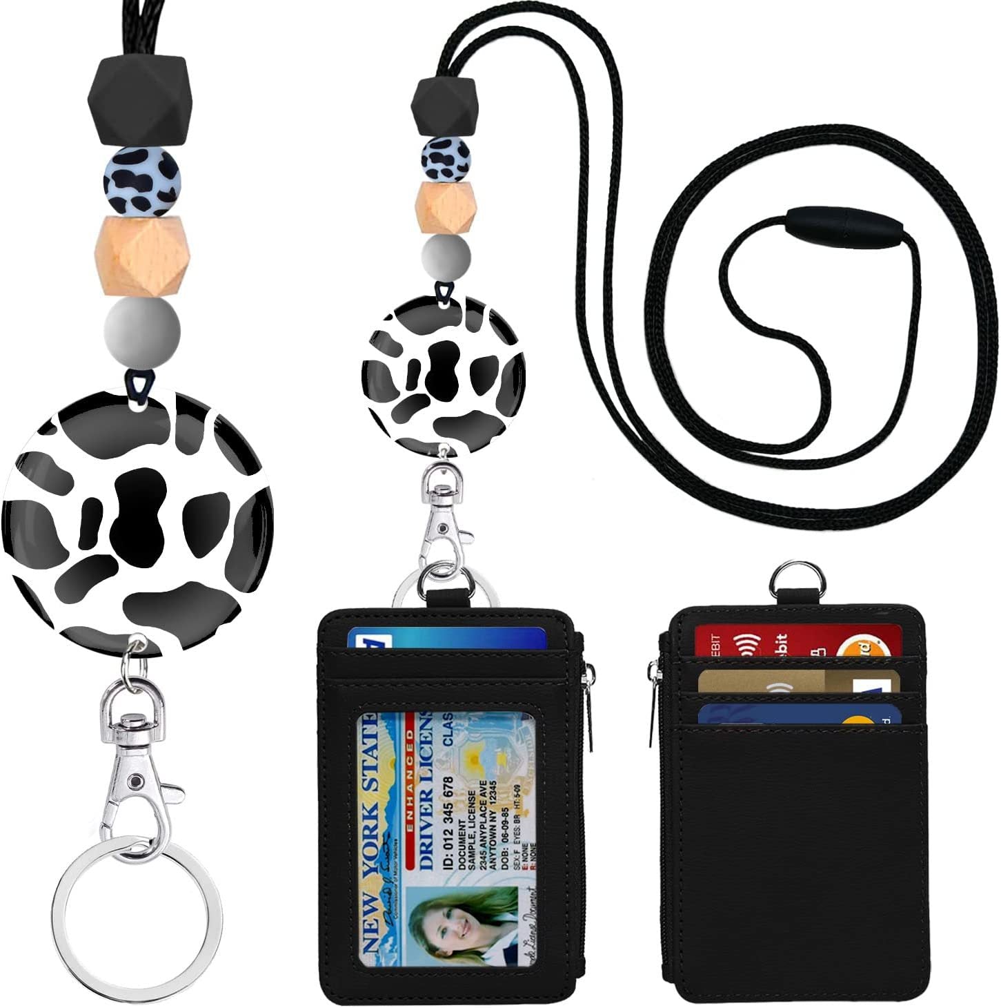 Wholesale Leather ID Protection Cases Keychains