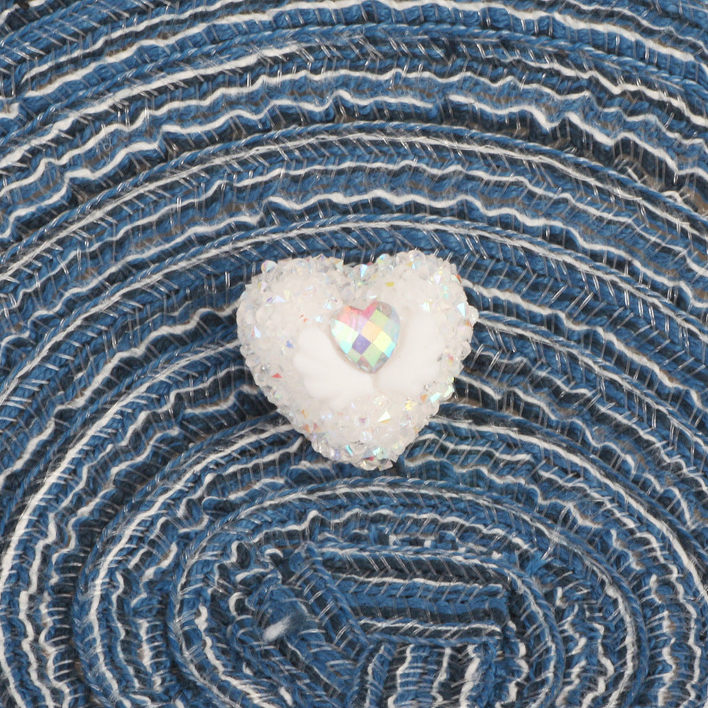 Wholesale Angel Wings Heart Acrylic Sugar Diamond Balls