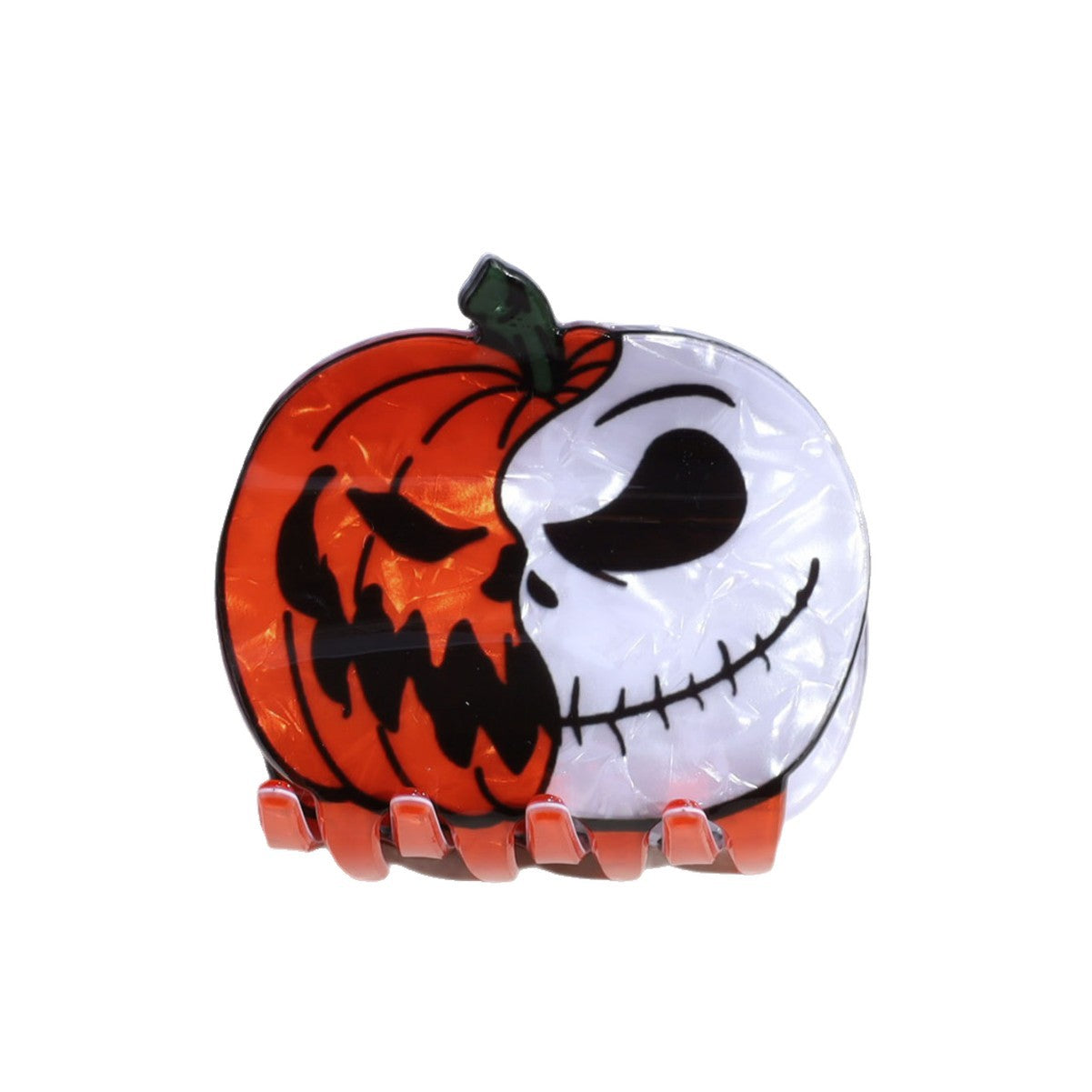 Wholesale Acrylic  Hair Claw Clip Creative Dark Style Pumpkin Ghost Bat Design Womens Fashion Hair Accessory