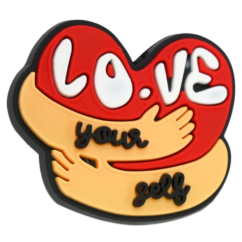 Wholesale  Random 100pcs/pack  Cartoon soft rubber beads