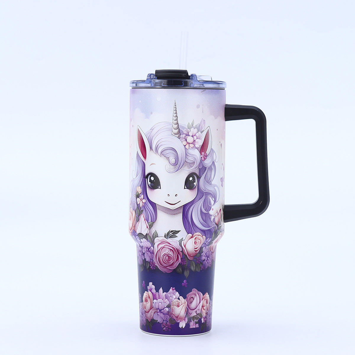 Wholesale Tumbler Large Capacity Cartoon Ice Cup Stainless Steel Outdoor 40oz Thermos Cup