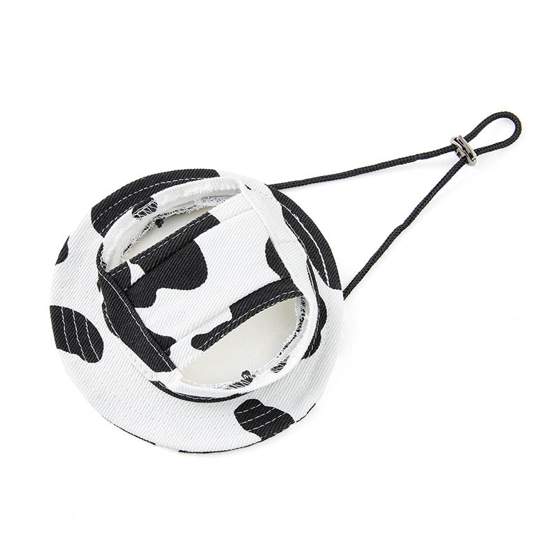Wholesale Cotton Cow Pet Hats
