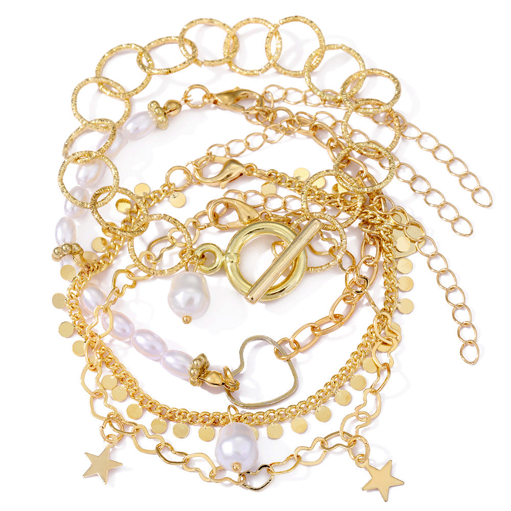 Wholesale Vintage Multi-layered Bracelet Set