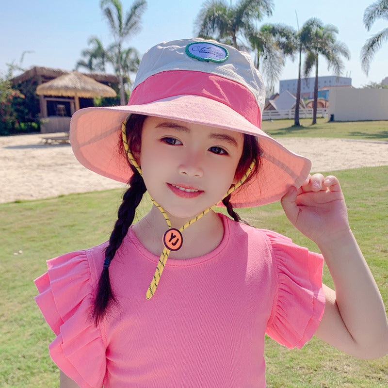 Sombrero de cubo de etiqueta para niños poliéster al por mayor