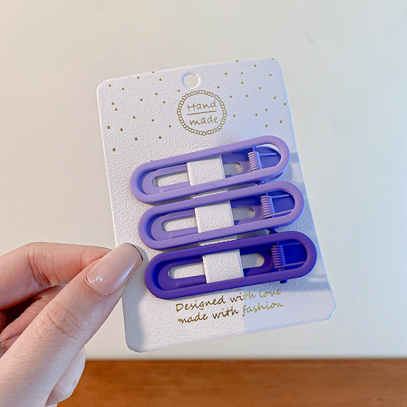 Wholesale Candy Color Metal Hair Clips