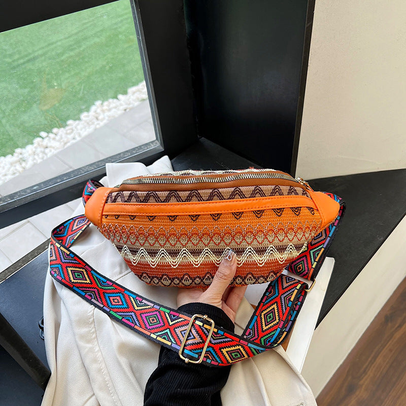 Bolsas de cofre de lona de estilo étnico al por mayor