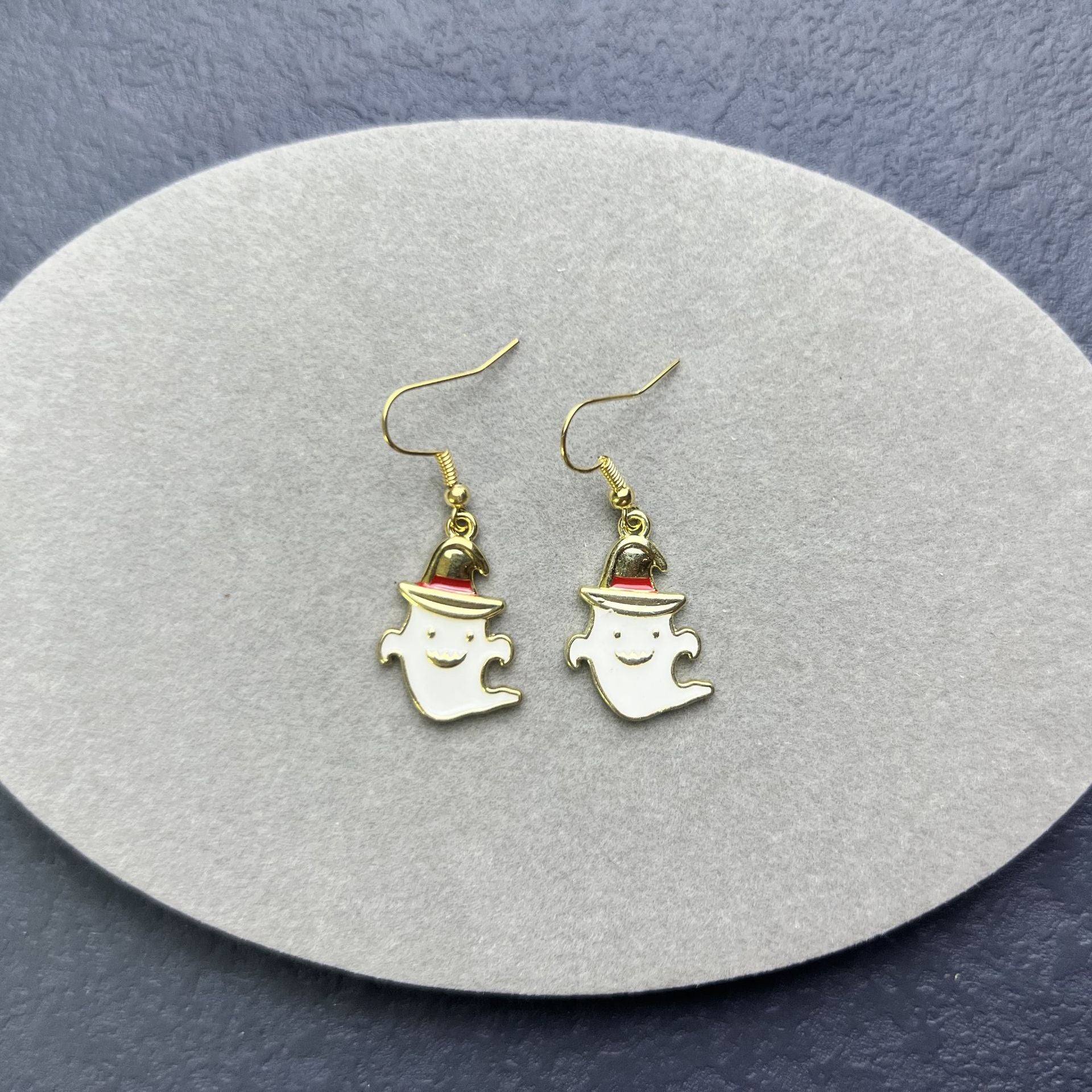 Wholesale Halloween Simple Fashion Ghost Pumpkin Spider Witch Spoof Earrings