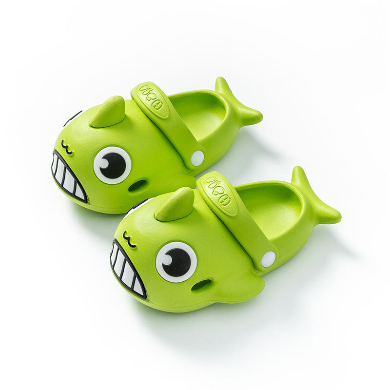 Niños de ballenas al por mayor Desgaste sin deslizamiento de ropa exterior de suela suave interior