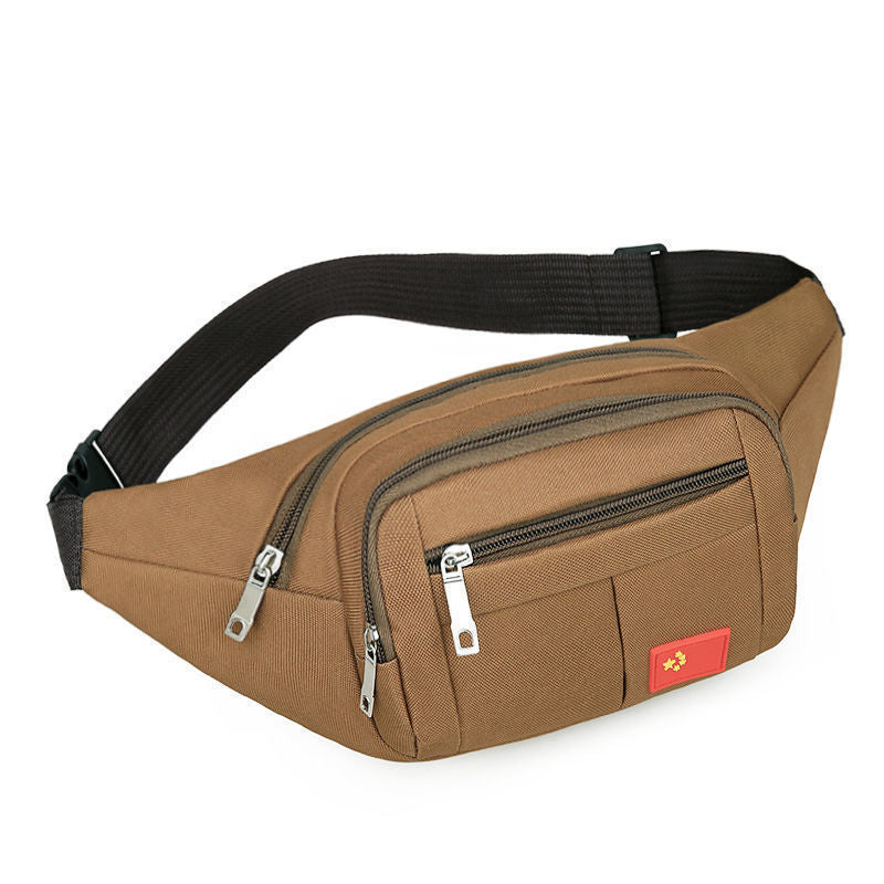 Wholesale Men's waist bag outdoor mountaineering cycling climbing mobile phone bag crossbody chest bag