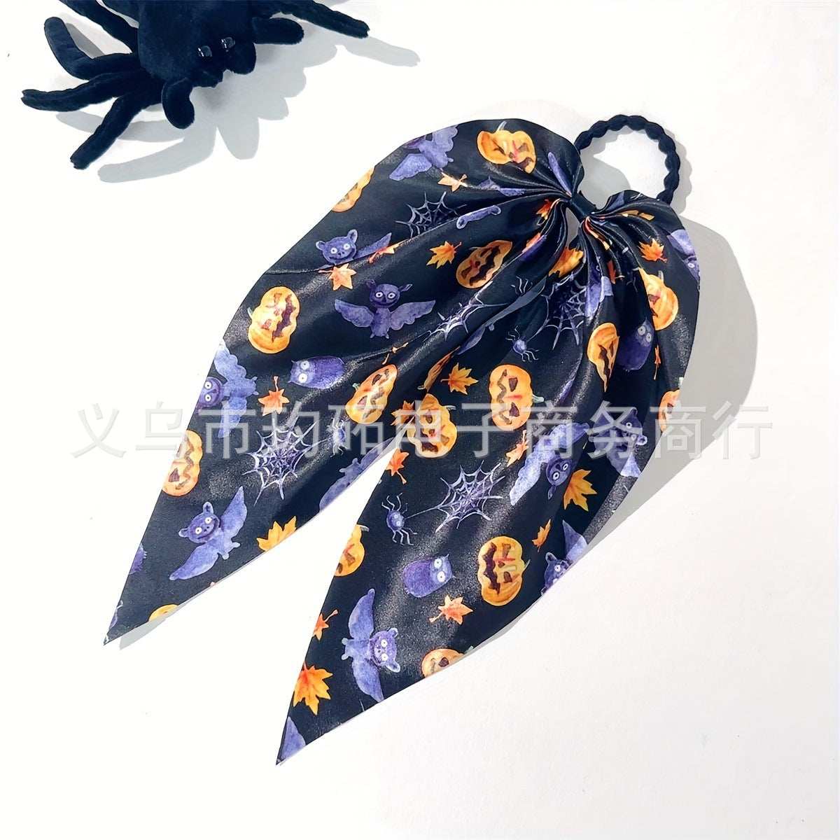 Wholesale  hair accessories ghost bat ribbon pumpkin hair ring