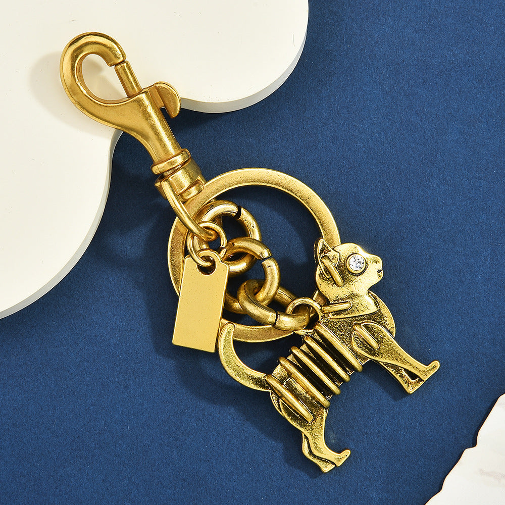 Wholesale Creative bone dragon keychain