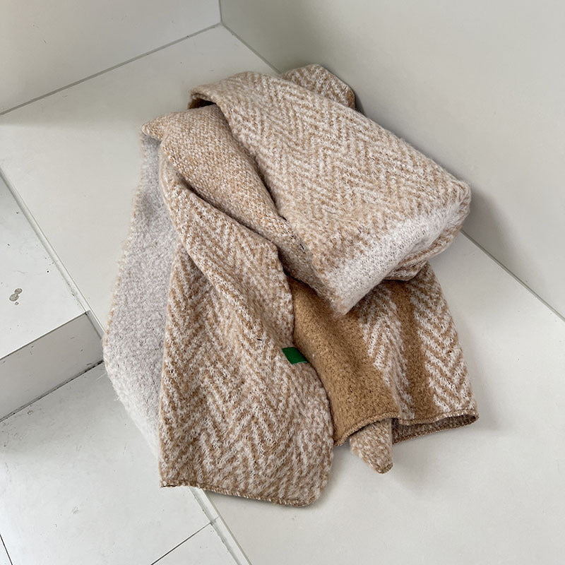 Wholesale Winter Cold Protection Thickened Warm Scarf