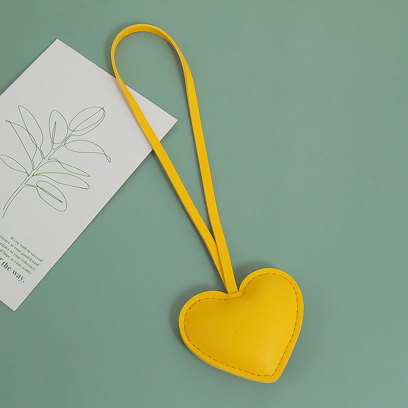 Wholesale Leather Heart-Shaped Hand Strap Keychain