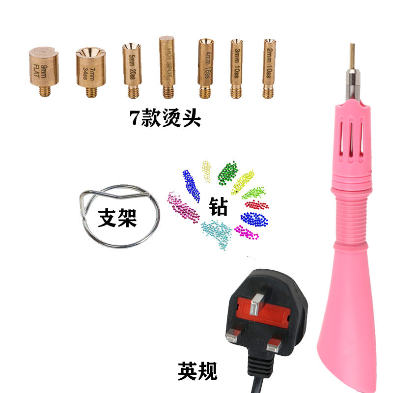 Wholesale 50pcs diy handmade hardware tool set portable clothing point drilling pen ironing drilling machine