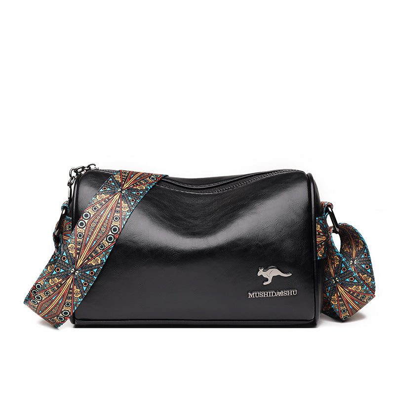 Wholesale PU Soft Leather Texture Large Capacity Shoulder Bag