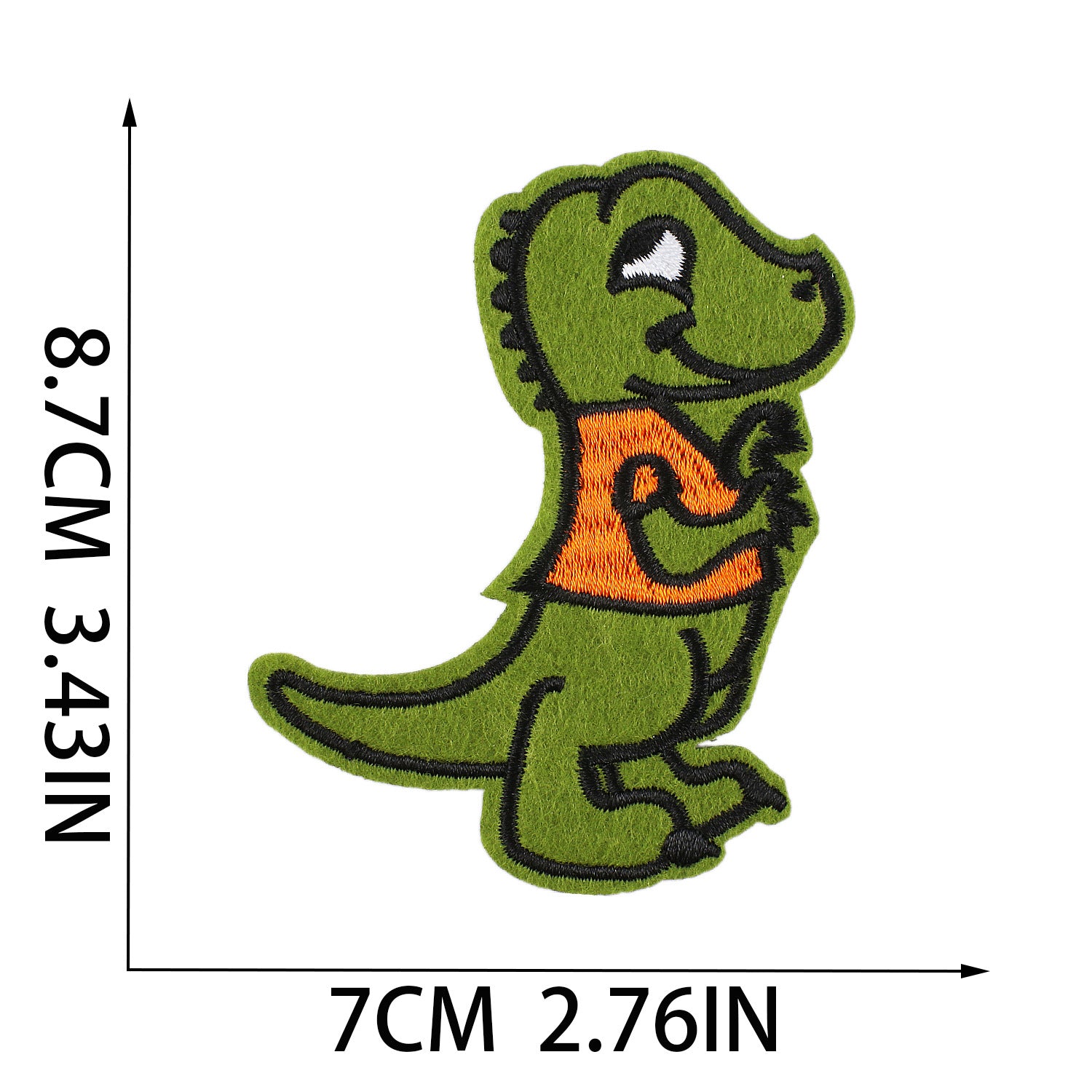 Wholesale Cute Cartoon Dinosaur Embroidery Patch Dino Sew On Applique For Clothing DIY Craft Boutique Resale Gift