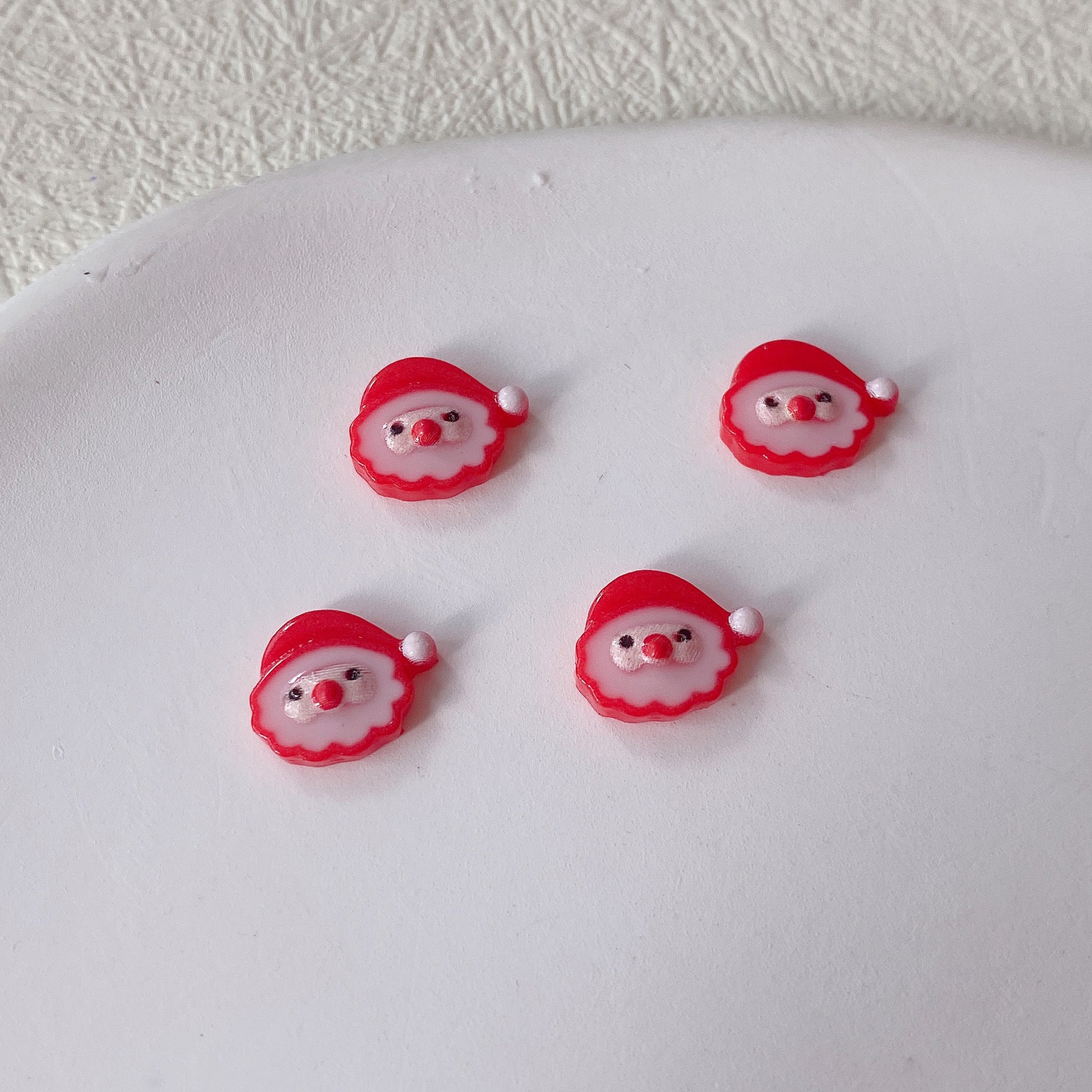 Wholesale 10PCS/Pack Night Glow Christmas Resin Nail Stickers