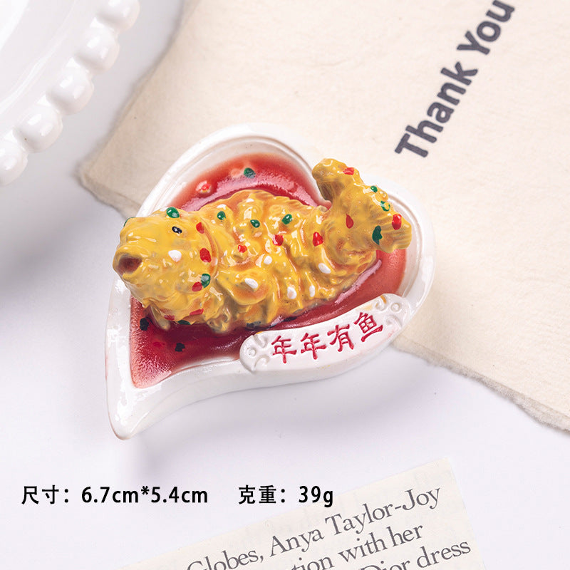 Wholesale Chinese Food Regional Cuisine Fridge Magnet