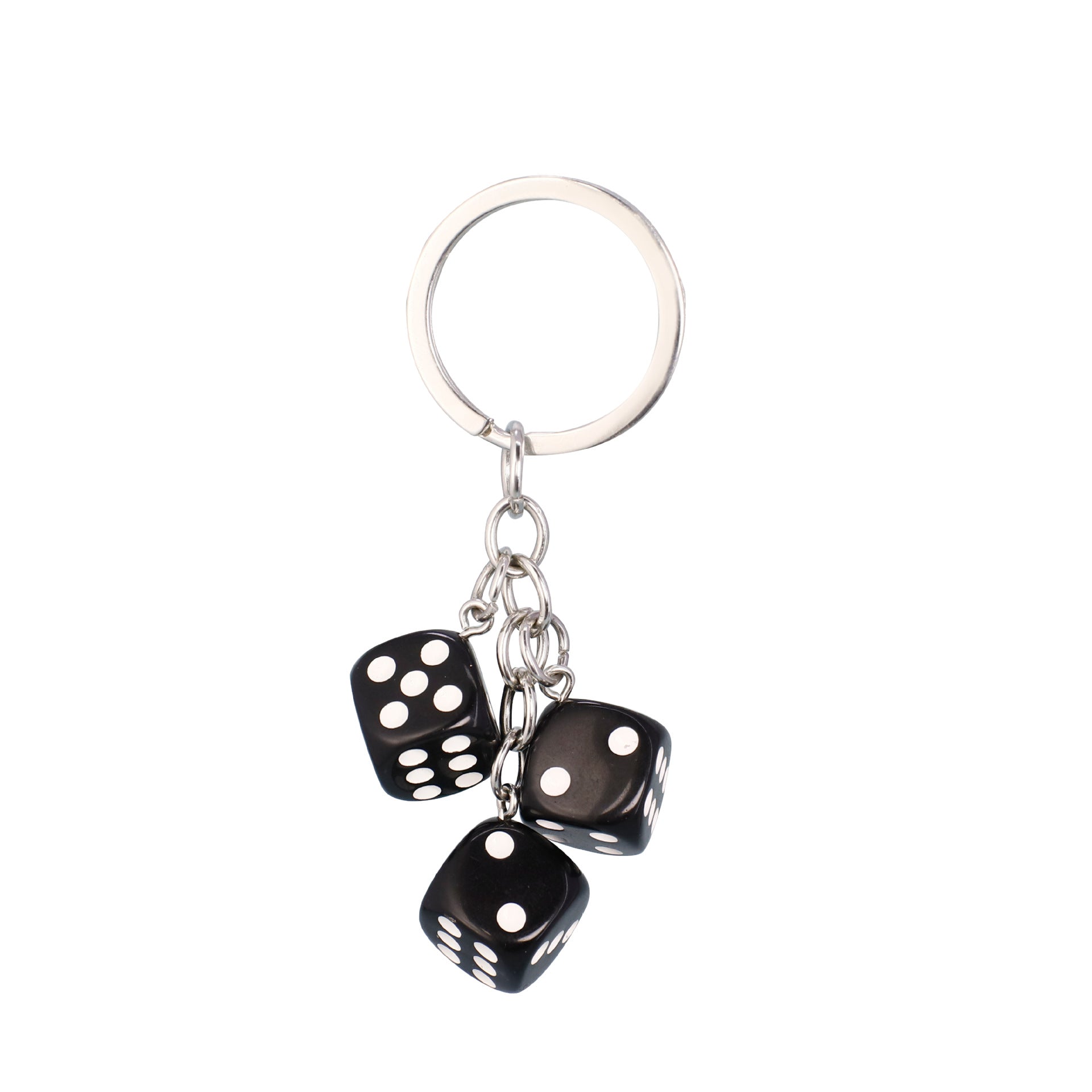 Wholesale Resin Dice Shape Keychain