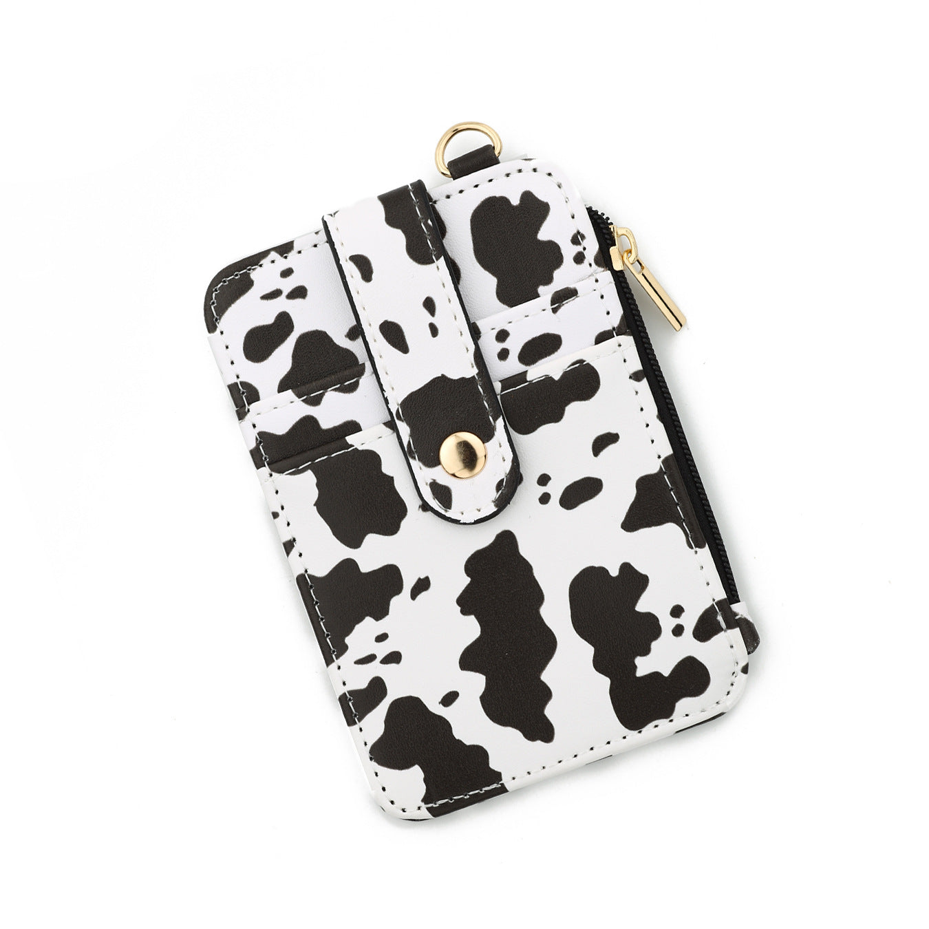 Wholesale Printed folded zipper style colorful floral coin purse