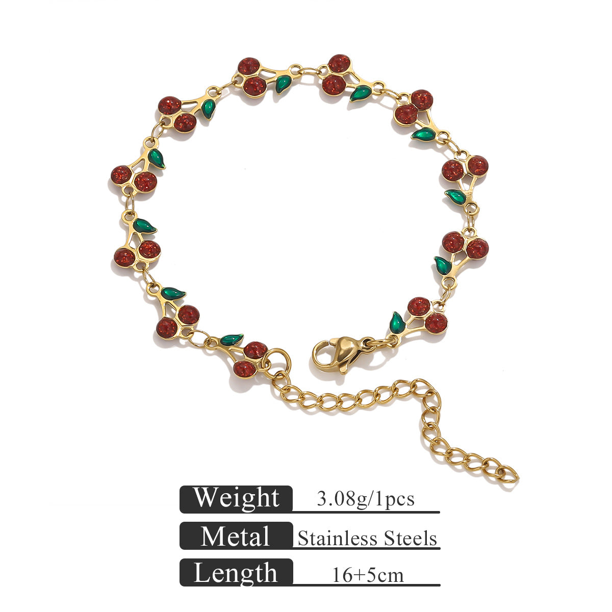 Wholesale Cherry Beaded Pearl Flower Pendant Necklace